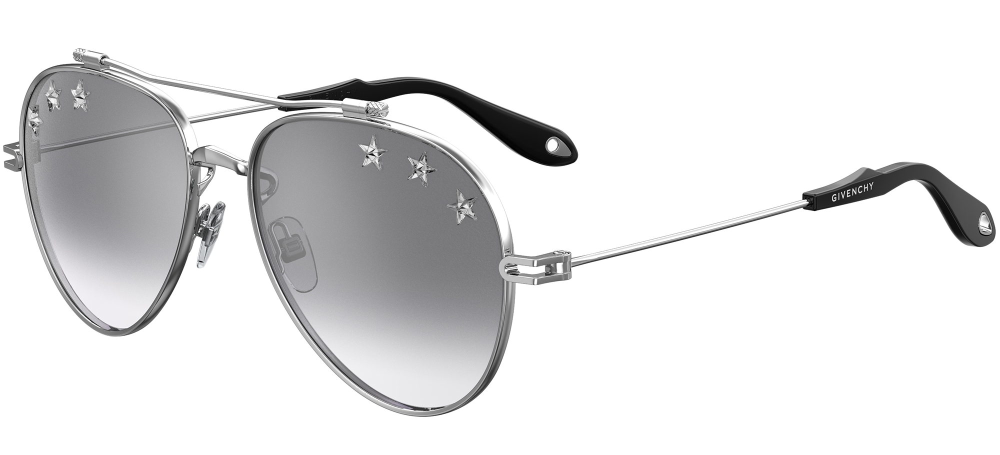 Givenchy Women's Mirrored Print Aviator Sunglasses, 58mm | Bloomingdale's