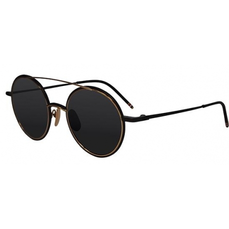 Thom Browne Tb-108 Black Gold 12k A-T-Blk-Gld A