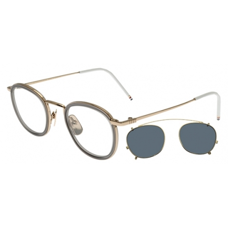 Thom Browne Tb-710 Gold Grey B-Gld-Gry Glasses