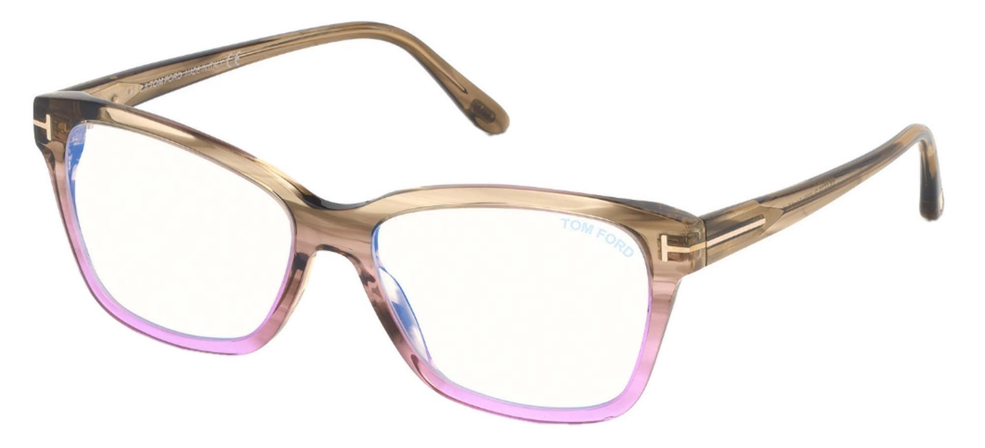 Tom Ford Ft 5597-B Blue Block 020 Oo Glasses